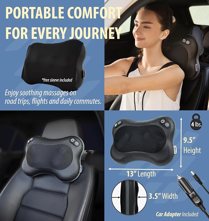 Zyllion Shiatsu Back and Neck Massager - Image 4