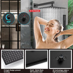 Midanya Shower System with Tub Spout, Bathtub Shower Faucet Set with Square - Image 8