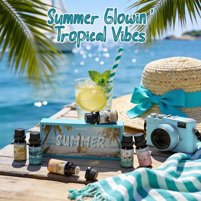 ARVIDSSON Summer Essential Oils Set, Tropical Fragrance Oil - Image 5