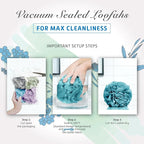 Spongentle Shower Loofah Bath Sponge, Body Scrubber - Image 5