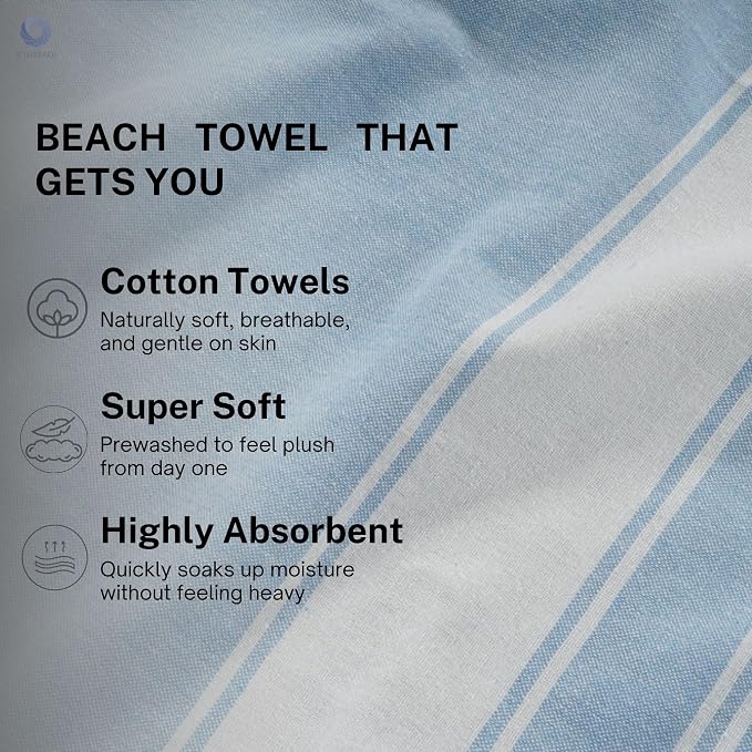Cotton Turkish Beach Towel - Image 6