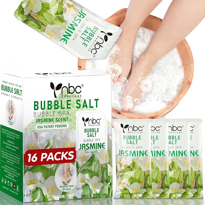 Pedicure Foot Soak, Foot Spa Soak, Pedicure Kit, Bubble Foot Bath by nbcBeautiLab