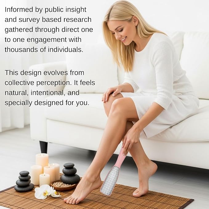 Professional Foot File & Callus Remover Set – 2-in-1 Stainless Steel Pedicure - Image 3