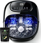 Foot Soaking Tub with Ozone UV, Foot Spa Bath Massager with Heat and Bubbles by ACCOPURO