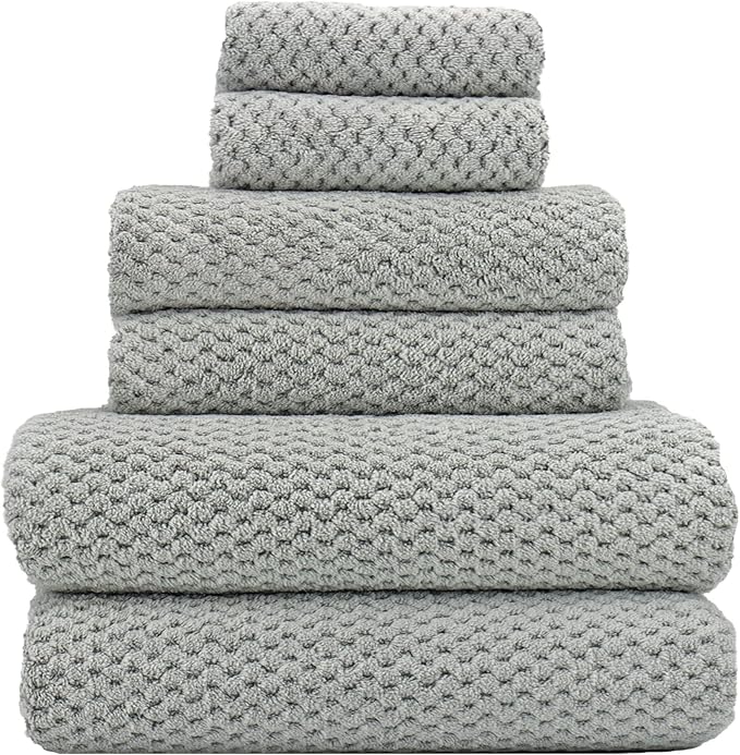 YTYC 29x59 Inch Extra Large Bath Towels Set of 6 Quick Dry Super Soft by YTYCTowels