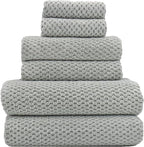 YTYC 29x59 Inch Extra Large Bath Towels Set of 6 Quick Dry Super Soft by YTYCTowels