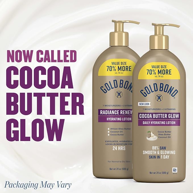 Gold Bond Cocoa Butter Glow Daily Hydrating Lotion - Image 2