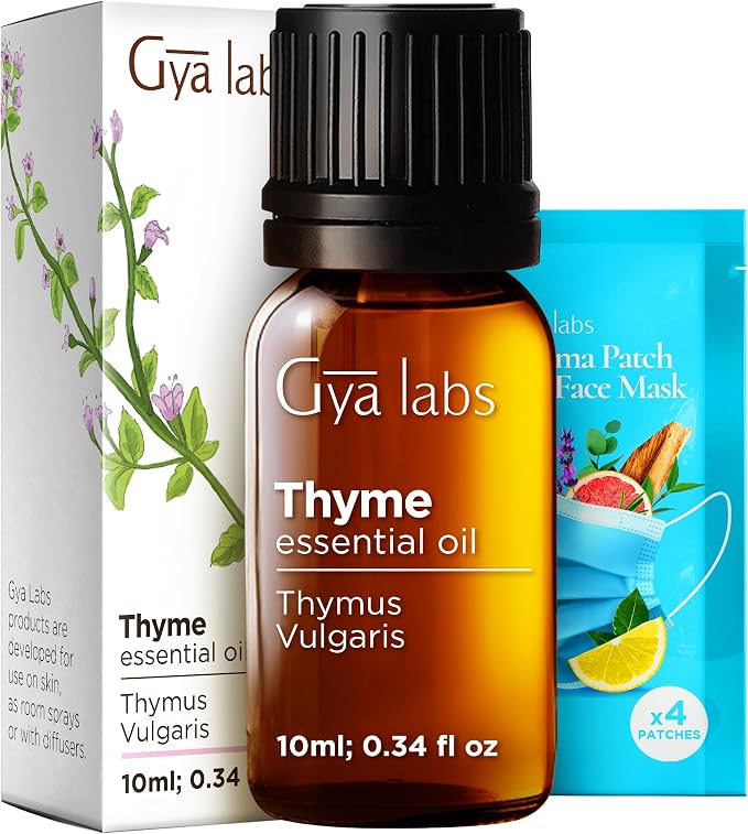 100% Pure Thyme Essential Oil by GyaLabs