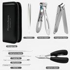 Nail Clippers Kit, 8-Piece Stainless Steel Toenail & Fingernail Clipper - Image 2