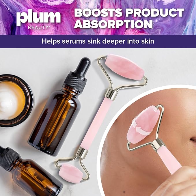 Rose Quartz Face Roller - Image 3