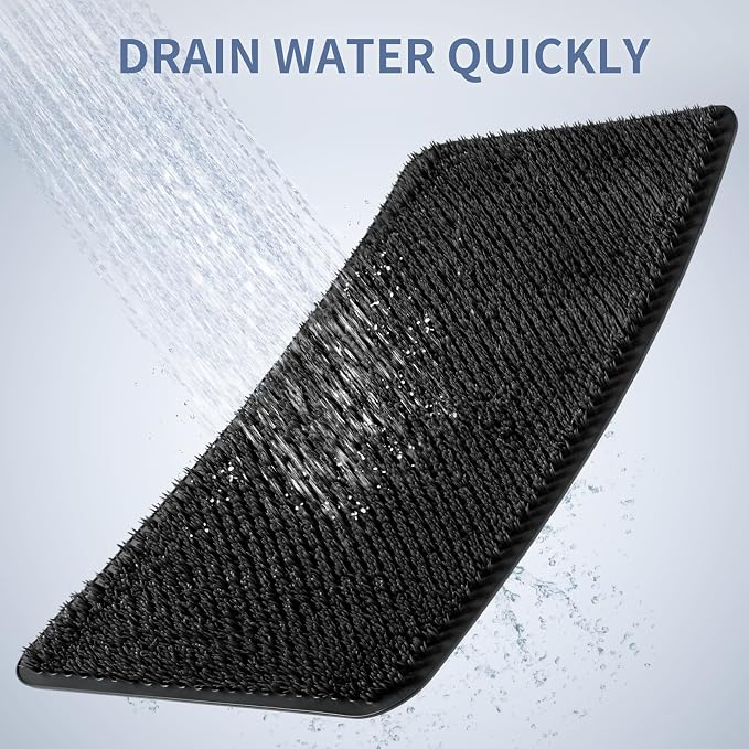 Yolife Shower Foot Scrubber Mat, Anti-Slip Bath Mat - Image 6