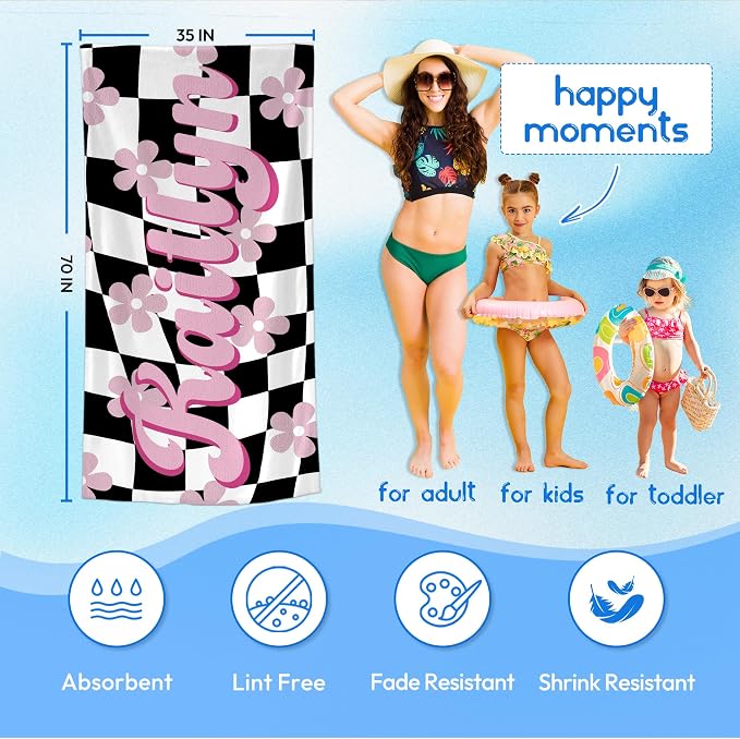 JML Personalized Beach Towel - Image 3