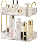 Akinbas 2 Tier Bathroom Organizer Countertop Makeup Perfume Tray Skincare by AKINBAS