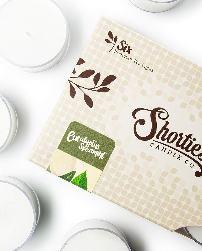 Eucalyptus Spearmint Premium Tealight Candles - Image 4