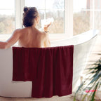 BOUTIQUO 6 Pack Cotton Towel Set, Contains 2 Bath Towels 28x55 inch, 2 Hand - Image 4