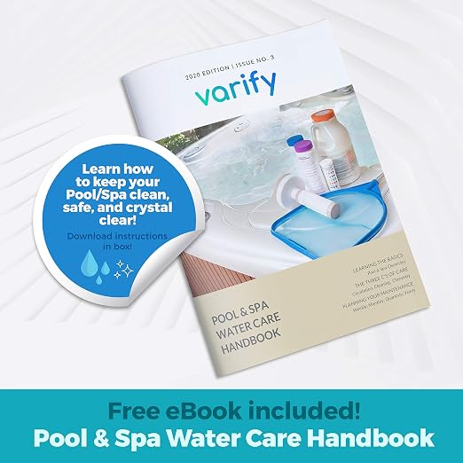 Varify 7 in 1 Pool and Spa Test Strips- Easy to Use Water Testing Kit - Image 6