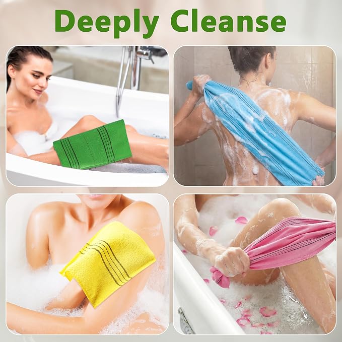 4 Pcs Korean Exfoliating Washcloth - Image 7
