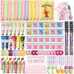 144 PCS Spa Party Supplies for Girls and Women, Favors Include Face Masks by Unknown