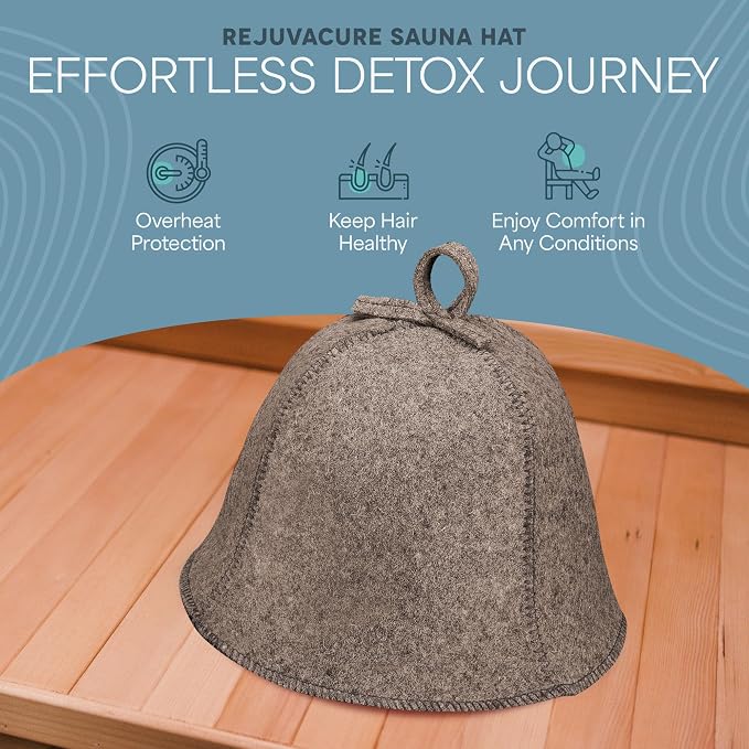 LifePro Wool Sauna Hat - Image 6