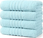 Aibaser Towels - Premium 100% Cotton Bath Towels Set, Lightweight and High by Aibaser