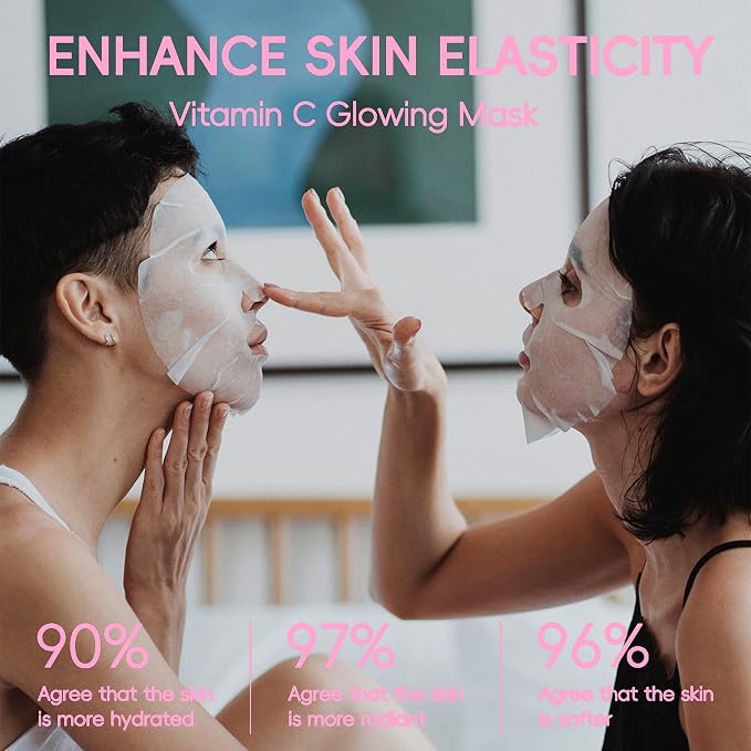 40 Pack Collagen Face Masks Skincare Bulk - Image 2