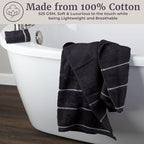 Lavish Home 6 Piece Bathroom Towels Set - Image 5