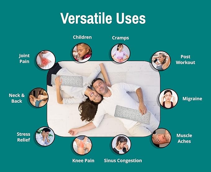 Microwavable Corn Filled Heating Pad and Cold Pack/Washable 100% Cotton Cover - Image 3