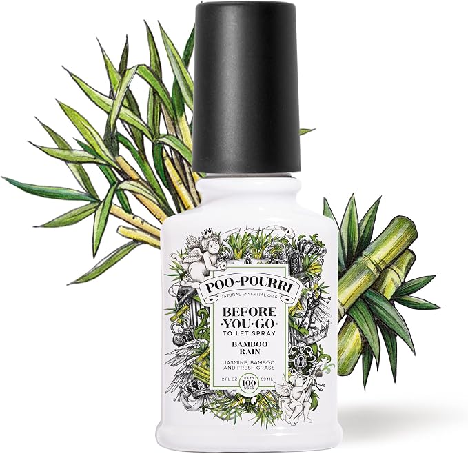 Poo-Pourri Before-You-Go Toilet Spray, Bamboo Rain, 100 Uses, Bathroom Odor - Image 2