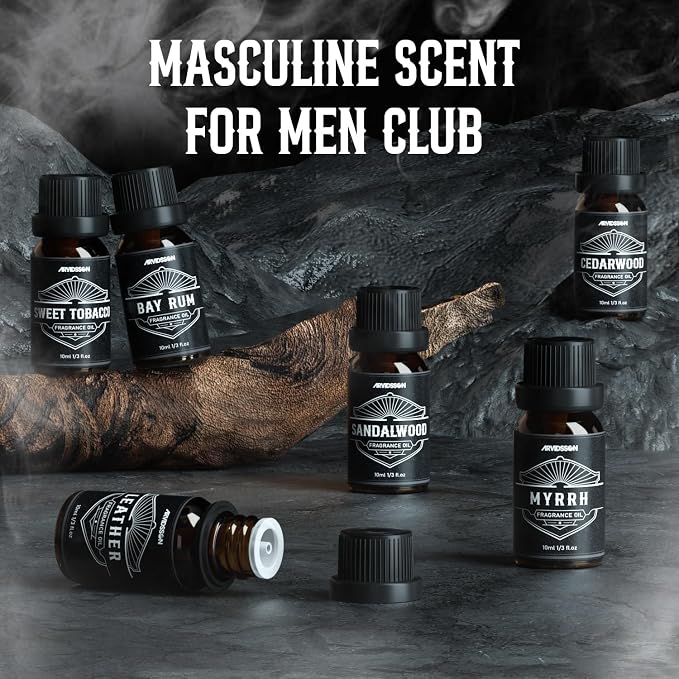 Essential Oils for Men, ARVIDSSON Masculine Essential Oils, Manly Fragrance - Image 2