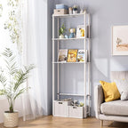 AmazerBath Over The Toilet Storage Bamboo, Bathroom Over Toilet Organizer Rack - Image 6