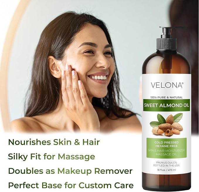 velona Sweet Almond Oil - Image 4