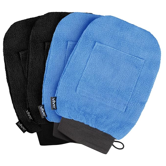 Vive Exfoliating Mitts for Body by Vive