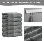 Aibaser Bath Towels, 27x54inch - Image 2