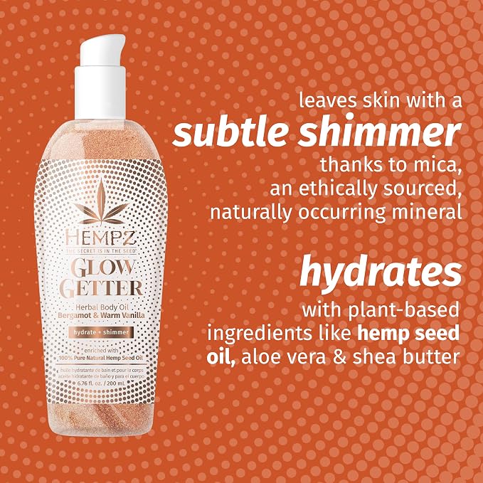 Hempz Glow Getter, Hydrating Body Oil - Image 4