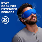 Contoured Ice Eye Mask for Puffy Eyes: Gel Cold Compress for Dark Circles - Image 8