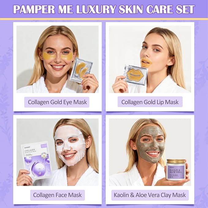 Mothers Day Gifts for Women, Spa Gifts Basket for Women, Self Care Gifts - Image 6