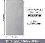 Extra Large Bath Towel Sheet-40x80 Inches Oversized, Super Soft, Quick Dry - Image 7