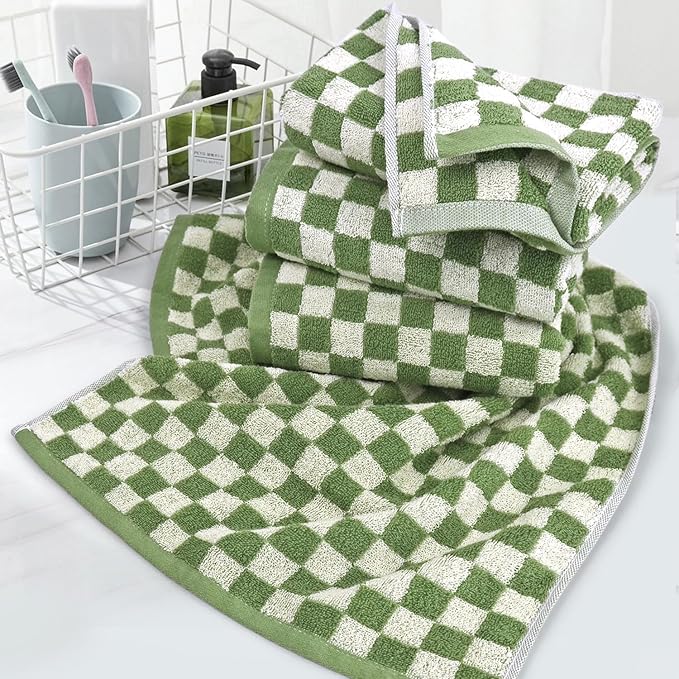 Jacquotha Green Hand Towels for Bathroom Set of 4 - Image 4