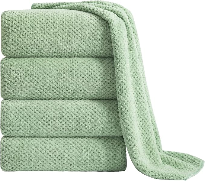Extra Large Bath Towel Sheet Set 35x70 Inches by Smuge