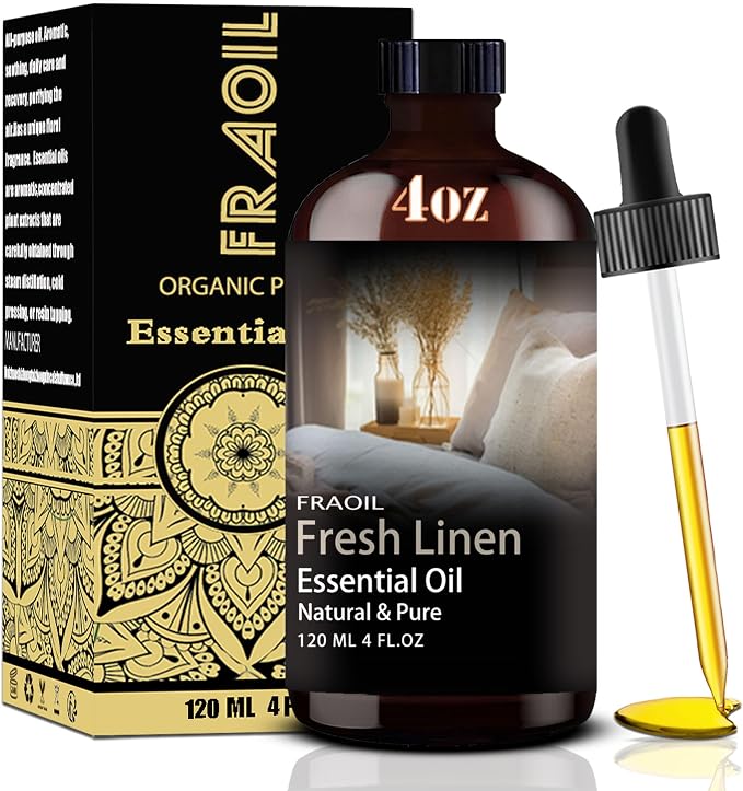 Fresh Linen Essential Oil 4 Fl Oz 120ML by FRAOILESSENTIALOIL