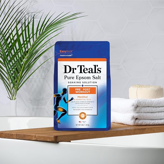 Dr Teal's Epsom Salt Magnesium Soak, Pre & Post Workout - Image 7