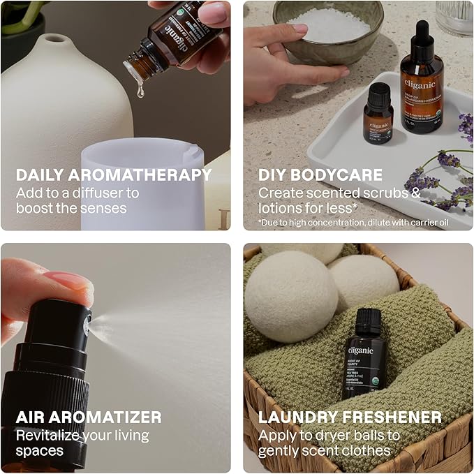Cliganic Organic Essential Oils Set - Image 7