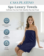 24-Piece Premium Bathroom Towel Sets – Ultra Soft 100% Cotton Towel, 2 Bath - Image 2