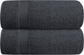 Belizzi Home Cotton 2 Pack Oversized Bath Towel Set 28x55 inches, Large Bath by Unknown