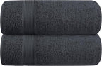 Belizzi Home Cotton 2 Pack Oversized Bath Towel Set 28x55 inches, Large Bath by Unknown