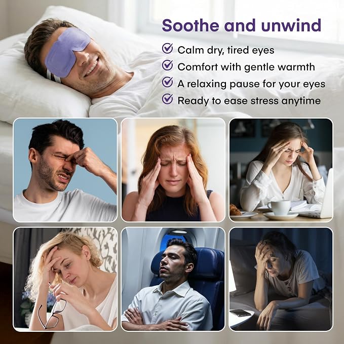 Adellina Steam Eye Mask – Disposable Self Heating Eye Mask - Image 3