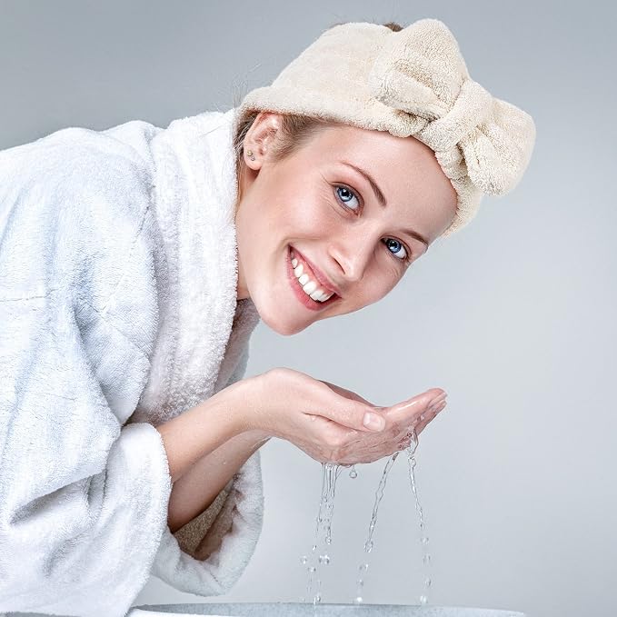 Hicarer 3 Pieces Towel Headbands - Image 7