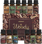 ARVIDSSON Woody Essential Oils Set, Wood Fragrance Oils Gift Set, 12 x 10ml by ARVIDSSON