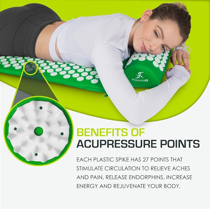 ProsourceFit Acupressure Mat and Pillow Set - Image 3