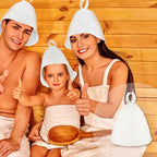JaGely Sauna Hat for Men Women Sauna Hat Vaporarium Cap Russian Banya Cap for - Image 5